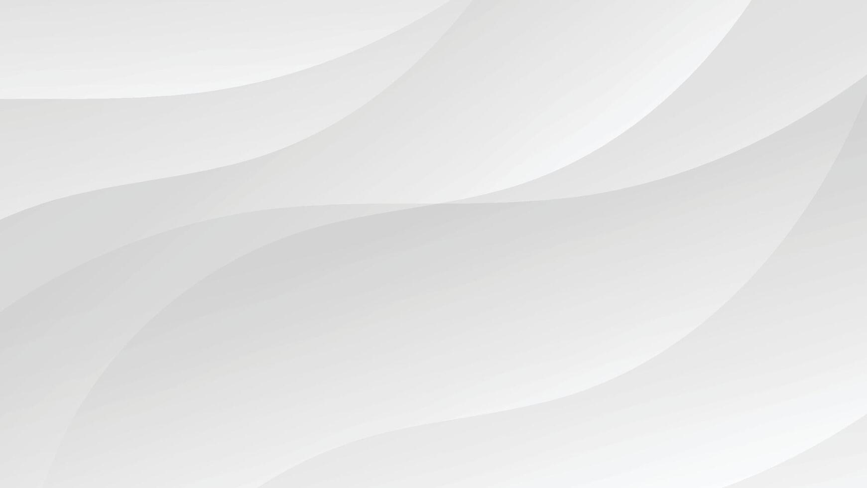 abstract white background with flowing lines decoration vector