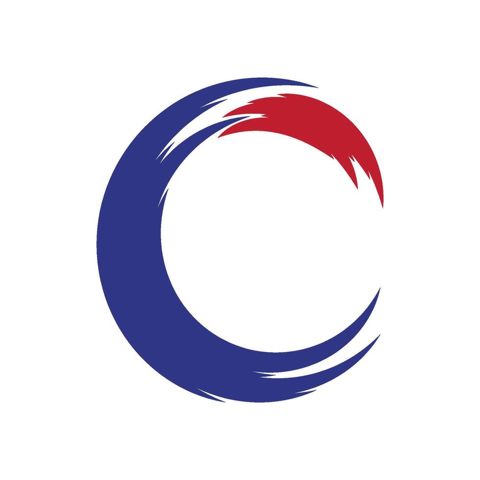 Letter C logo design template vector