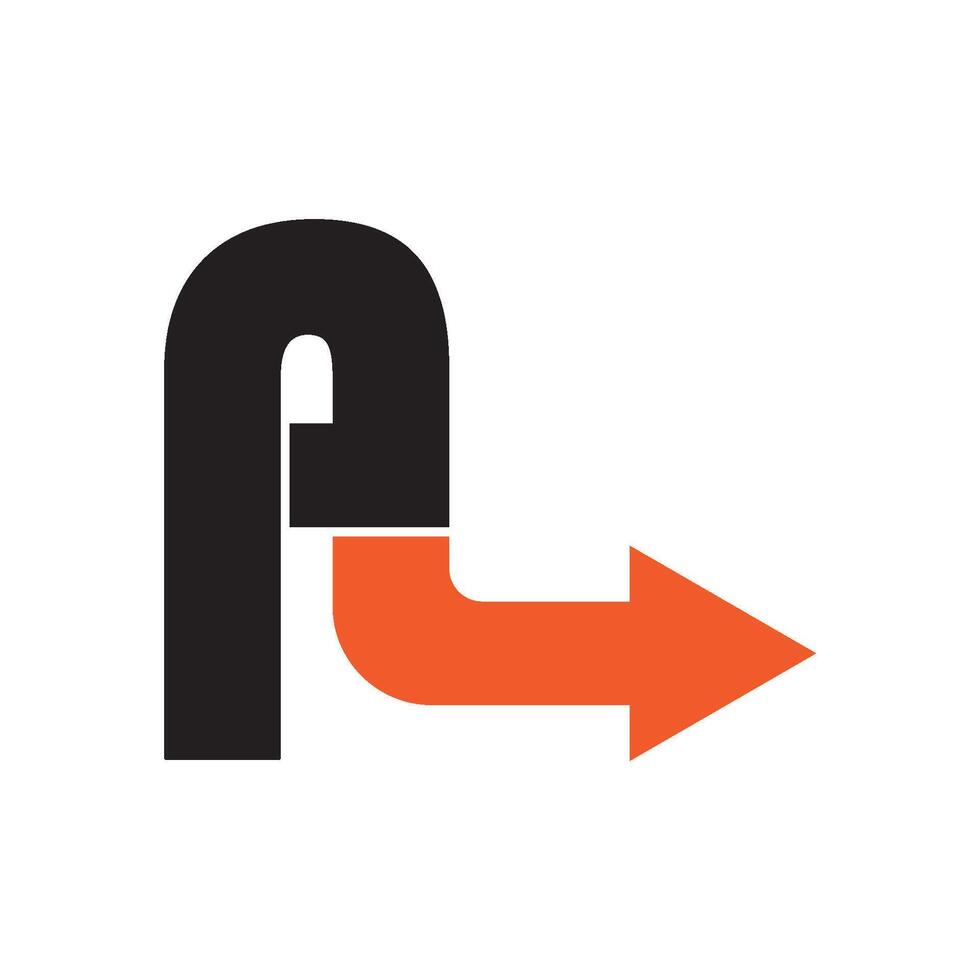 A Letter Logo Business Template with arrow vector