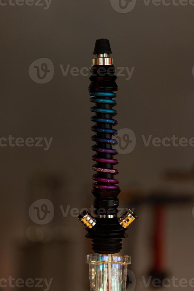 upper part of the hookah,close-up photo