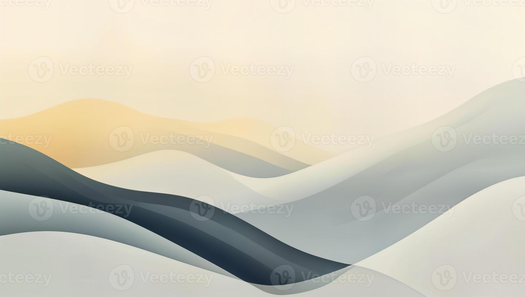Soft Colorful Waves with Gentle Tones and Soft Gradients photo