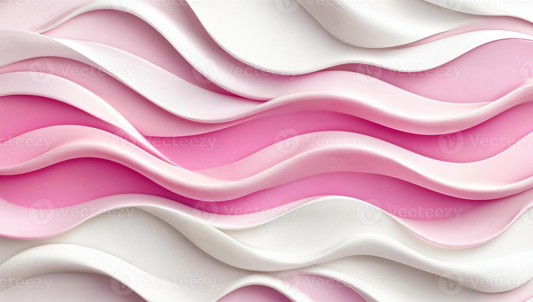 Elegant Waves of Pink and White in Soft Textures for Modern Design photo
