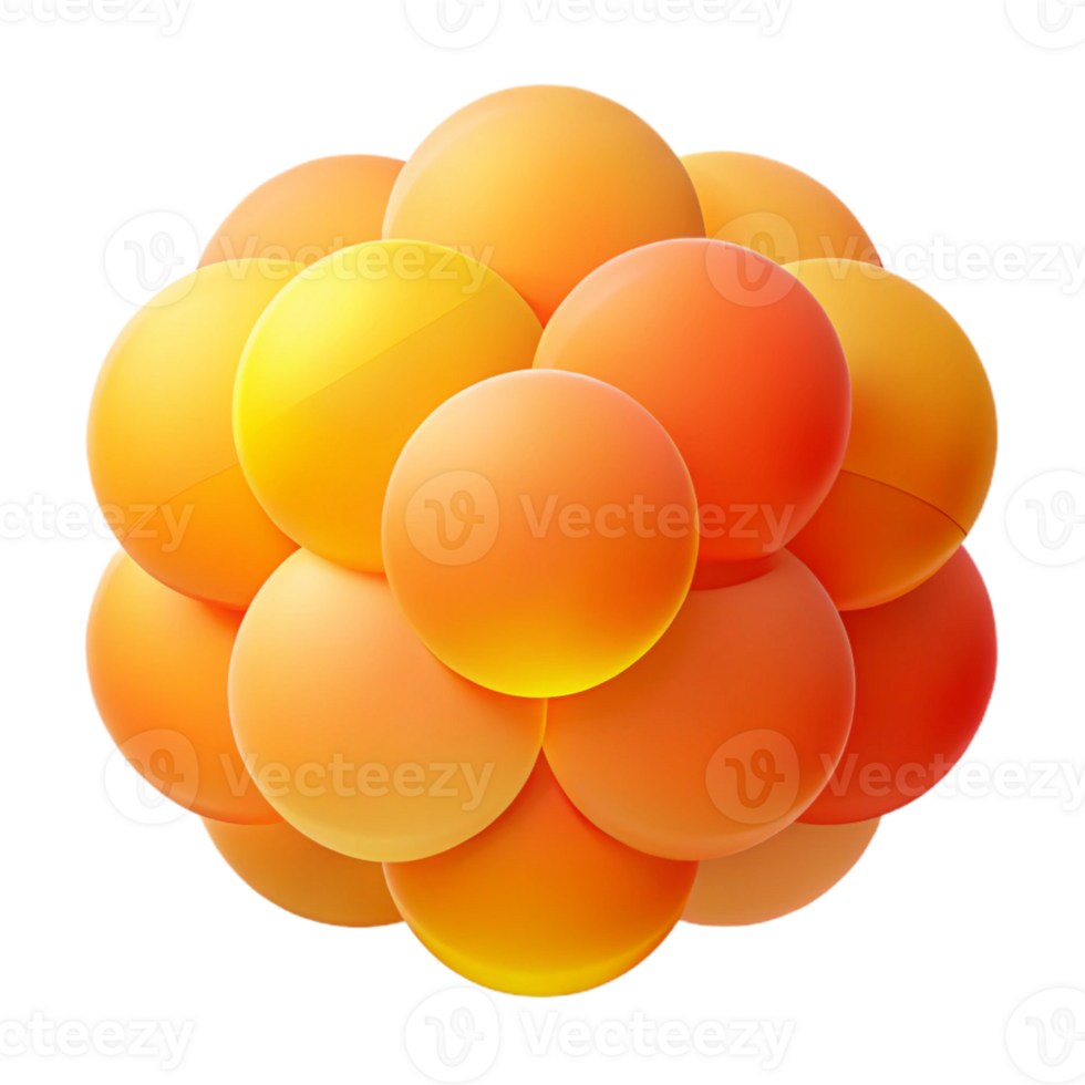 vibrant rustic A field of overlapping, semi-transparent circles in a gradient of warm hues, from yellow to orange to red, with a soft, diffused light. Style minimalist, geometric original png