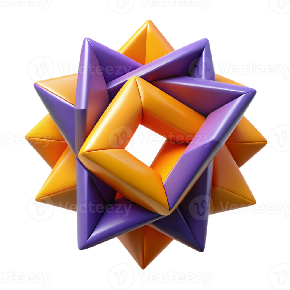 stunning modern Interlocking, geometric shapes in contrasting colors, with sharp, defined edges, under a bright, directional light. Style abstract, geometric 4K png