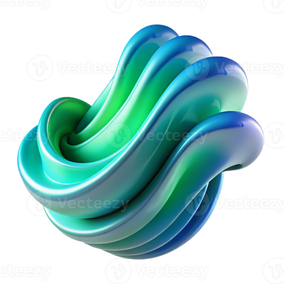 wonderful creative A dynamic flow of particles forming wave-like patterns, in shades of blue and green, illuminated by a soft, ambient light. Style fluid dynamics, abstract high quality png