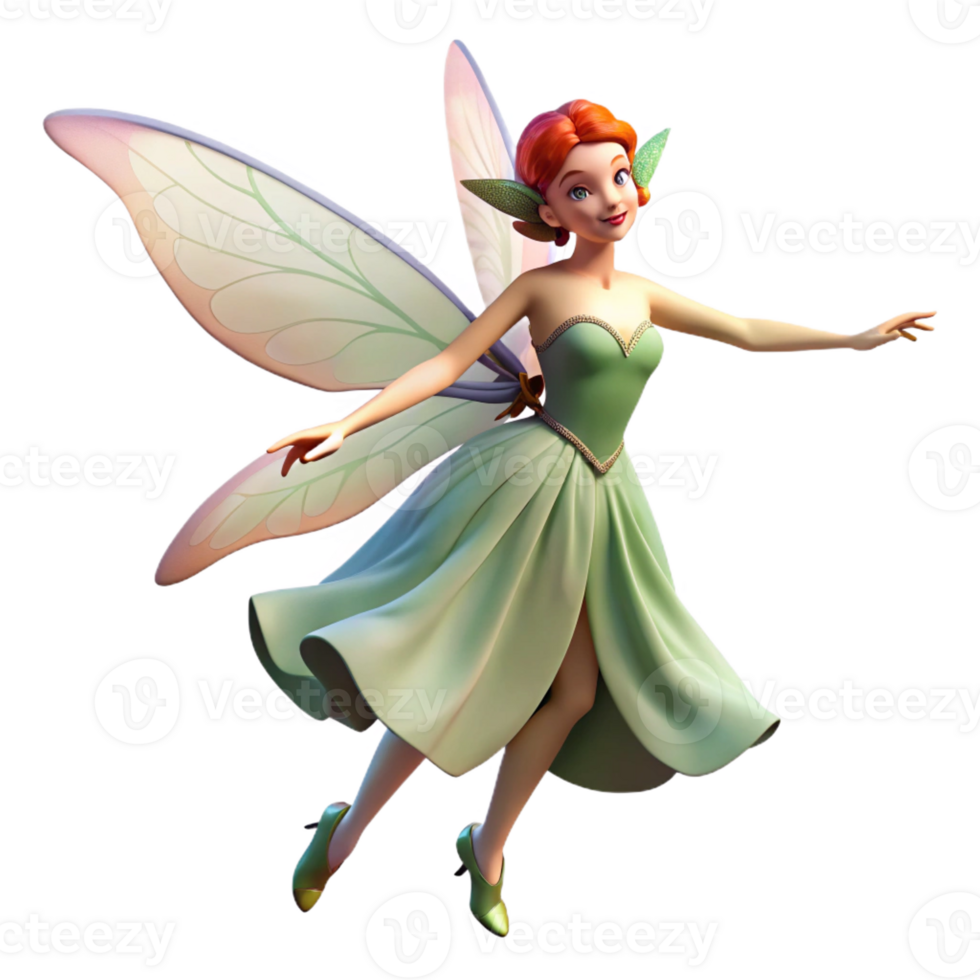 serene contemporary A beautiful fairy, with delicate wings and a flowing gown, dancing in a sun-dappled glade. Art style Pre-Raphaelite high quality png