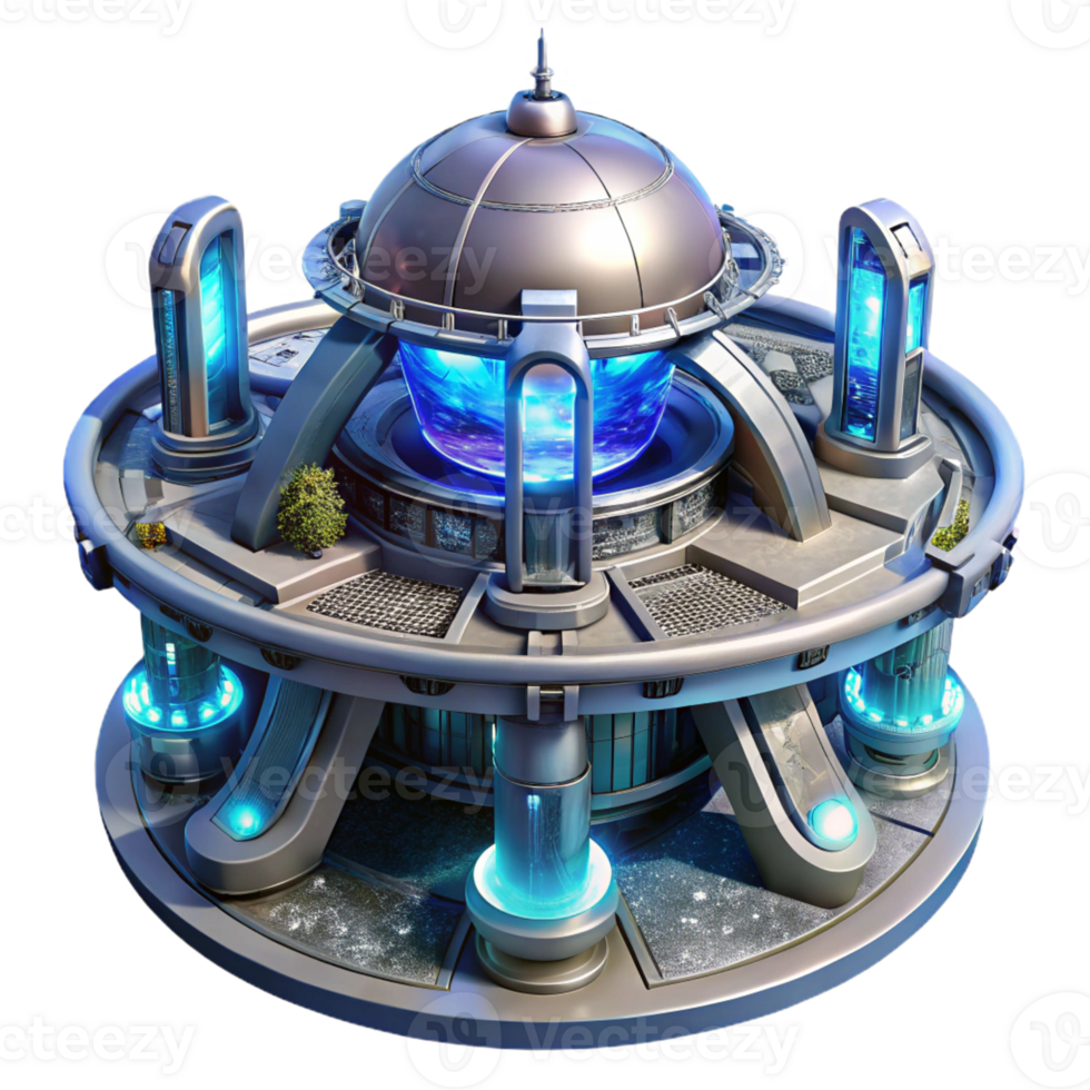 extraordinary traditional A futuristic space station, complex metallic structures and glowing energy fields, nebula lighting, rendered in a sci-fi style 4K png