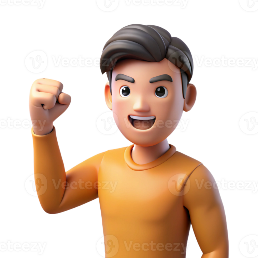 stunning vintage Portrait of a person with a determined expression, clenching their fist, lit by a strong, heroic light, motivational style premium png