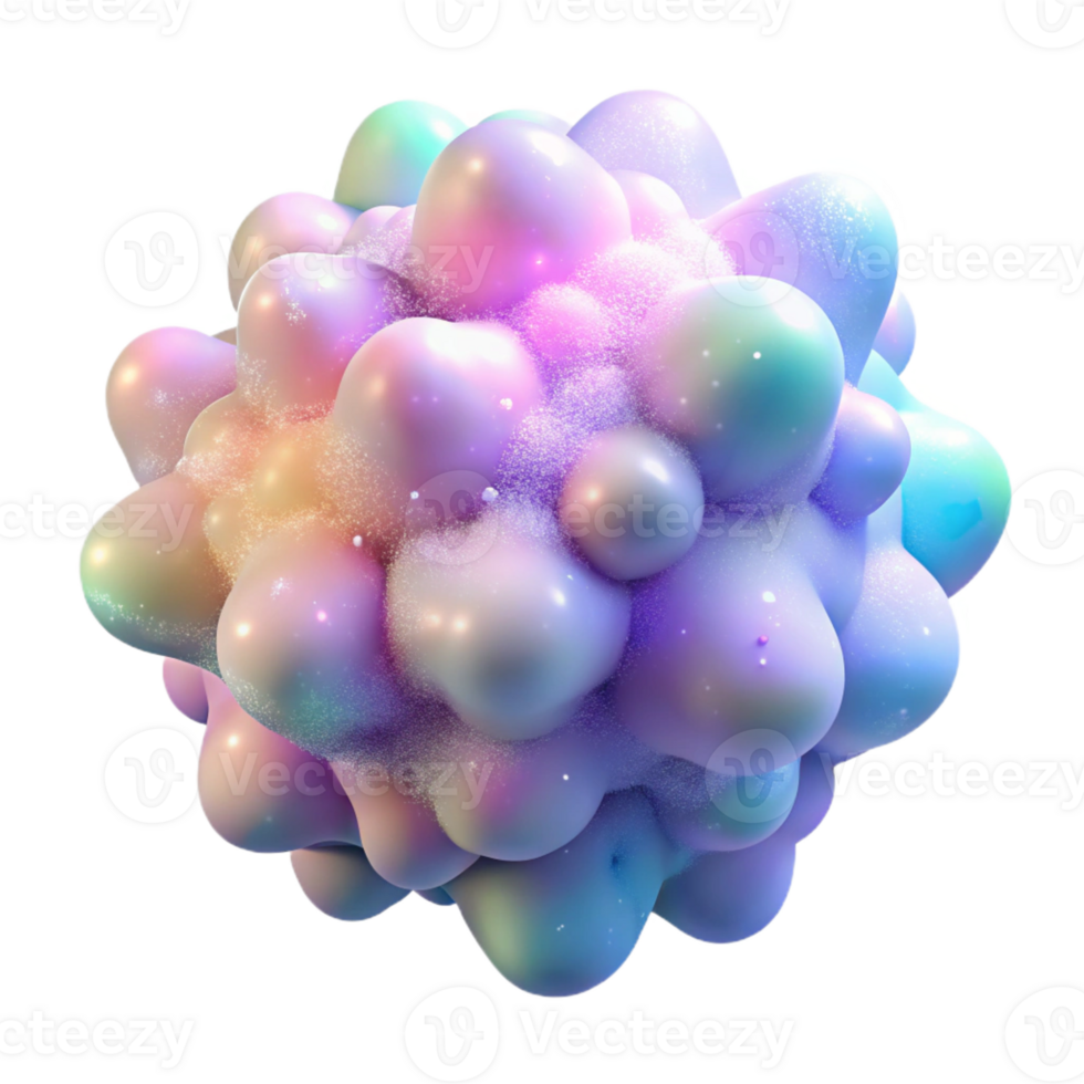 élégant classique une chaotique explosion de couleur pastel particules, ressembler une nébuleuse, avec une subtil bokeh effet. rendu dans une rêveur, impressionniste style prime png