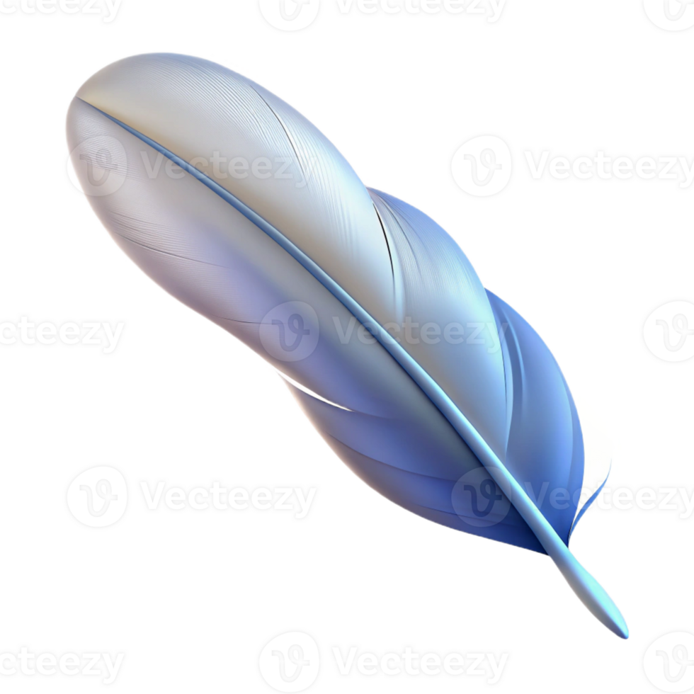 vibrant traditional A bird feather floating on a gentle breeze, soft diffused light, minimalist style exclusive png