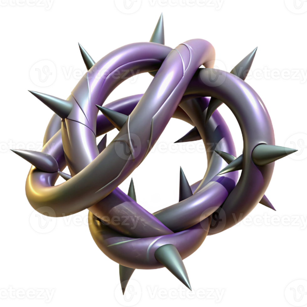 wonderful rustic A coiled vine with thorns, dramatic chiaroscuro lighting, gothic style exclusive png