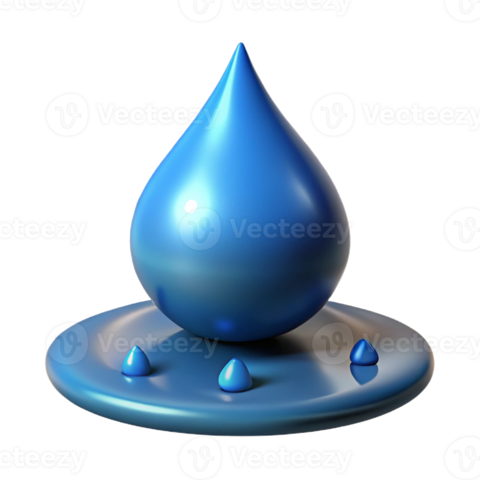 serene minimalist A single rain drop splashing into a puddle, dynamic lighting, high-speed photography style 4K png