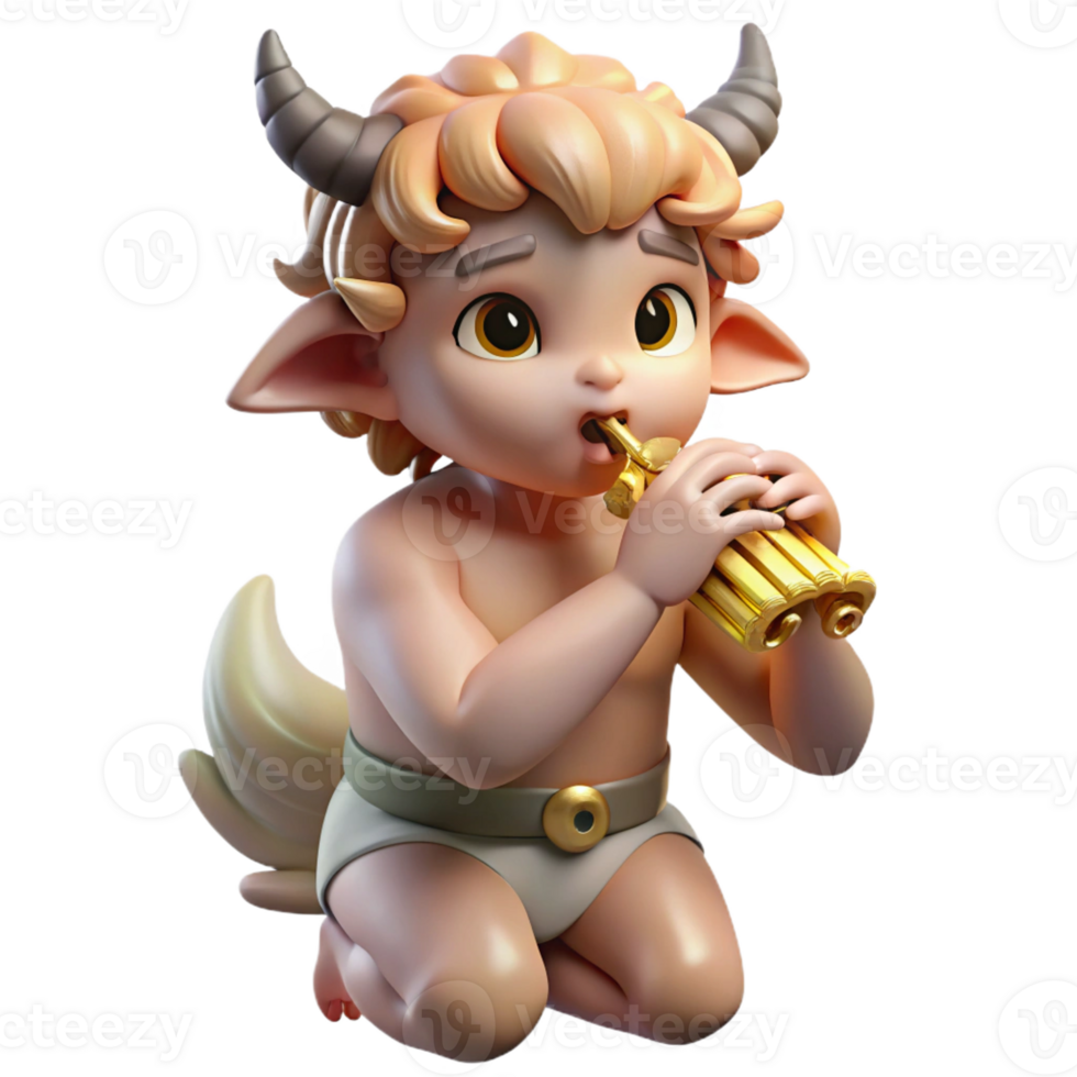 beautiful rustic A mischievous satyr playing a pan flute, surrounded by playful nymphs, soft diffused lighting, Rococo style professional png