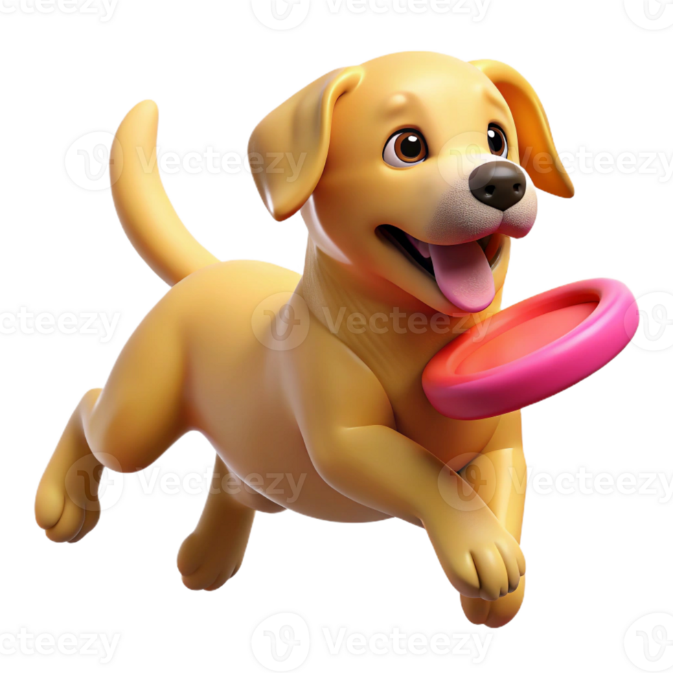 magnificent rustic A playful golden retriever puppy catching a frisbee in mid-air, vibrant colors, action photography style detailed png