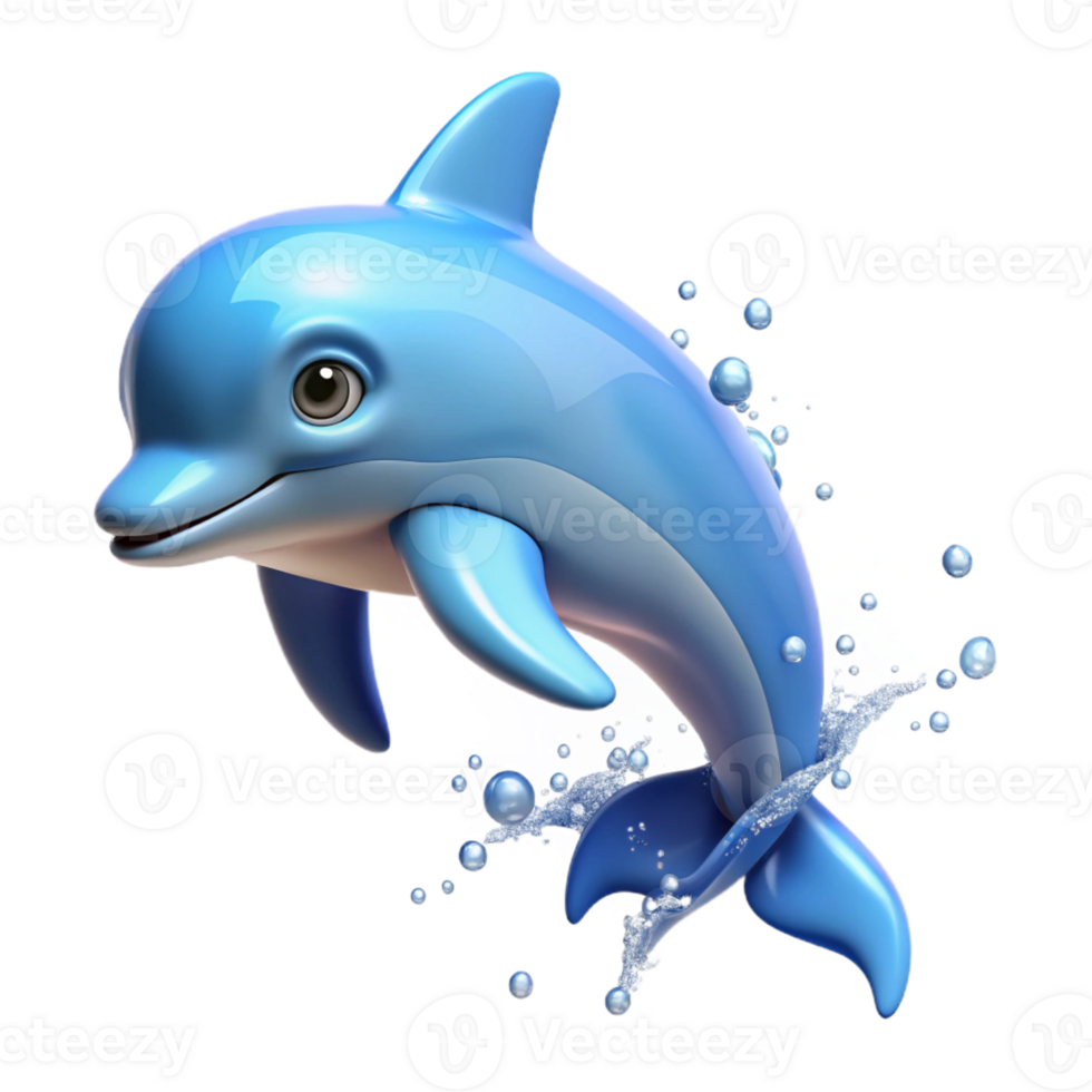 wonderful vintage A playful dolphin leaping out of the ocean, sparkling water droplets, dynamic and energetic 4K png