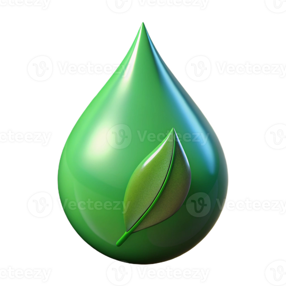 beautiful vintage A single raindrop on a green leaf, reflecting the surrounding environment, macro photography, realistic rendering authentic png