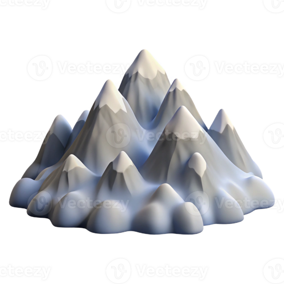 beautiful artistic A majestic mountain range, snow-capped peaks, dramatic clouds, panoramic view, realistic style high quality png
