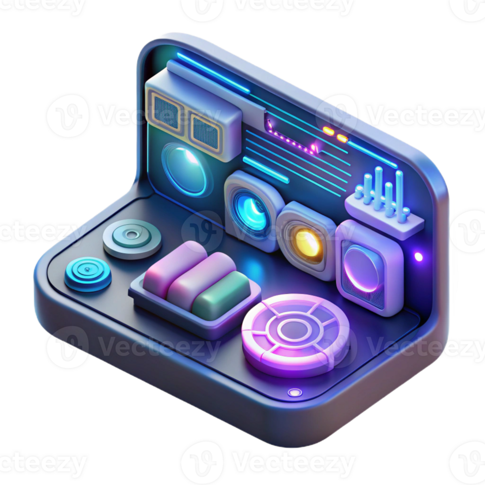 extraordinary rustic A close-up of a futuristic interface, displaying complex data visualizations. Cyberpunk style, neon lighting 4K png
