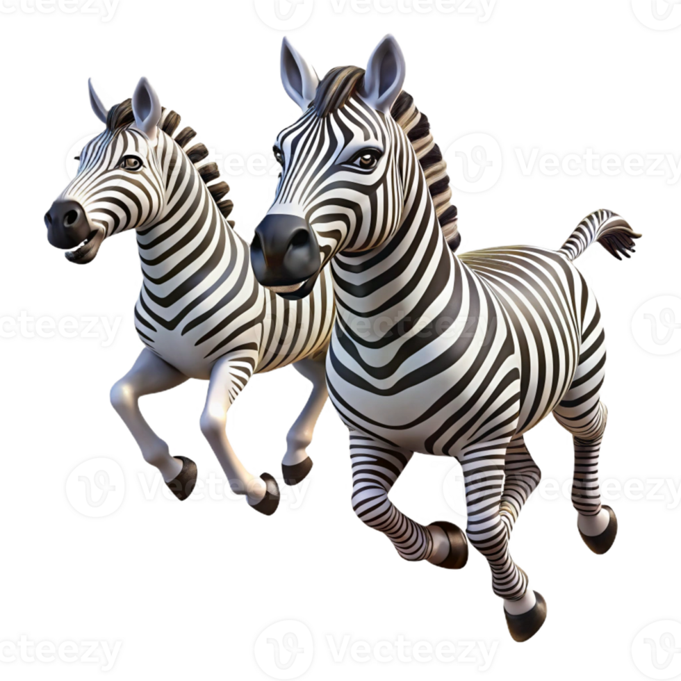 elegant classic A herd of zebras galloping across the African savanna, their stripes creating a dazzling pattern, in a dynamic, realistic style original png