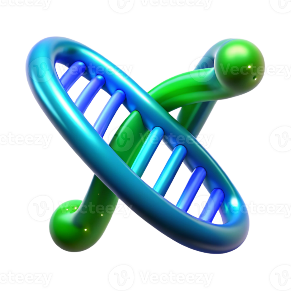 extraordinary rustic A DNA strand transforming into digital data, glowing blue and green, scientific illustration style detailed png