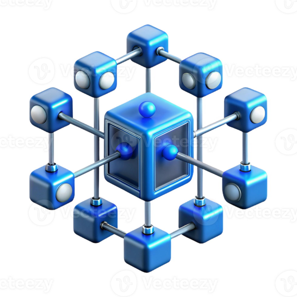 extraordinary abstract A complex network of interconnected circuits, illuminated with electric blue light, technical illustration style premium png