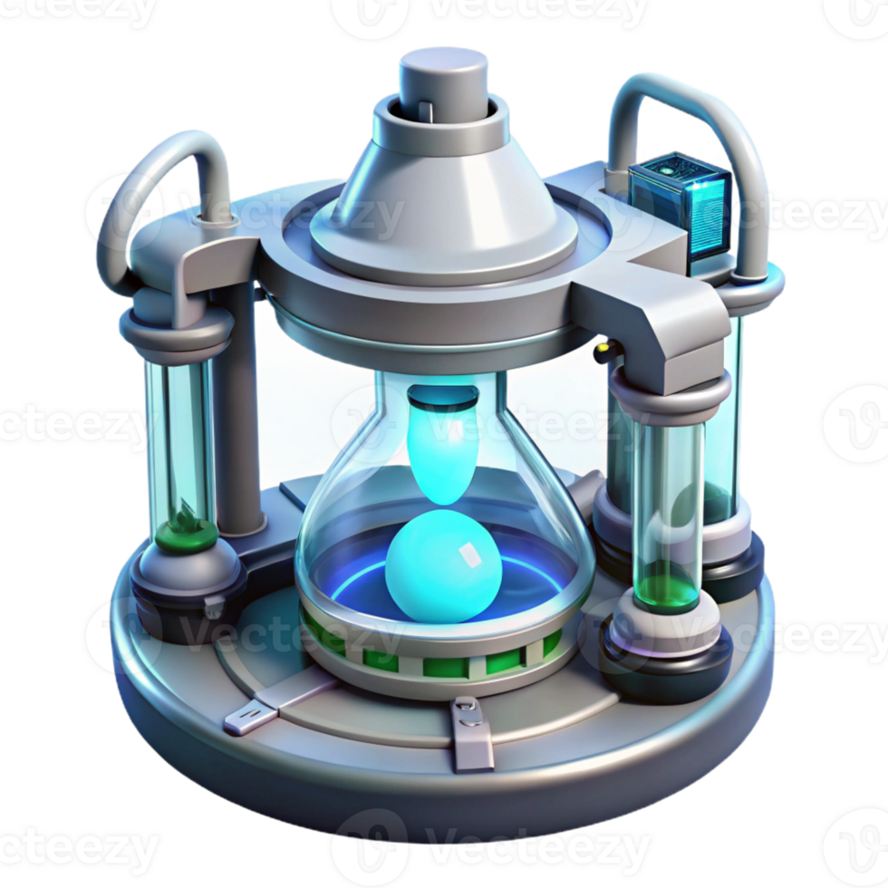 wonderful creative A futuristic laboratory filled with advanced technology, sterile white light, scientific illustration style high resolution png