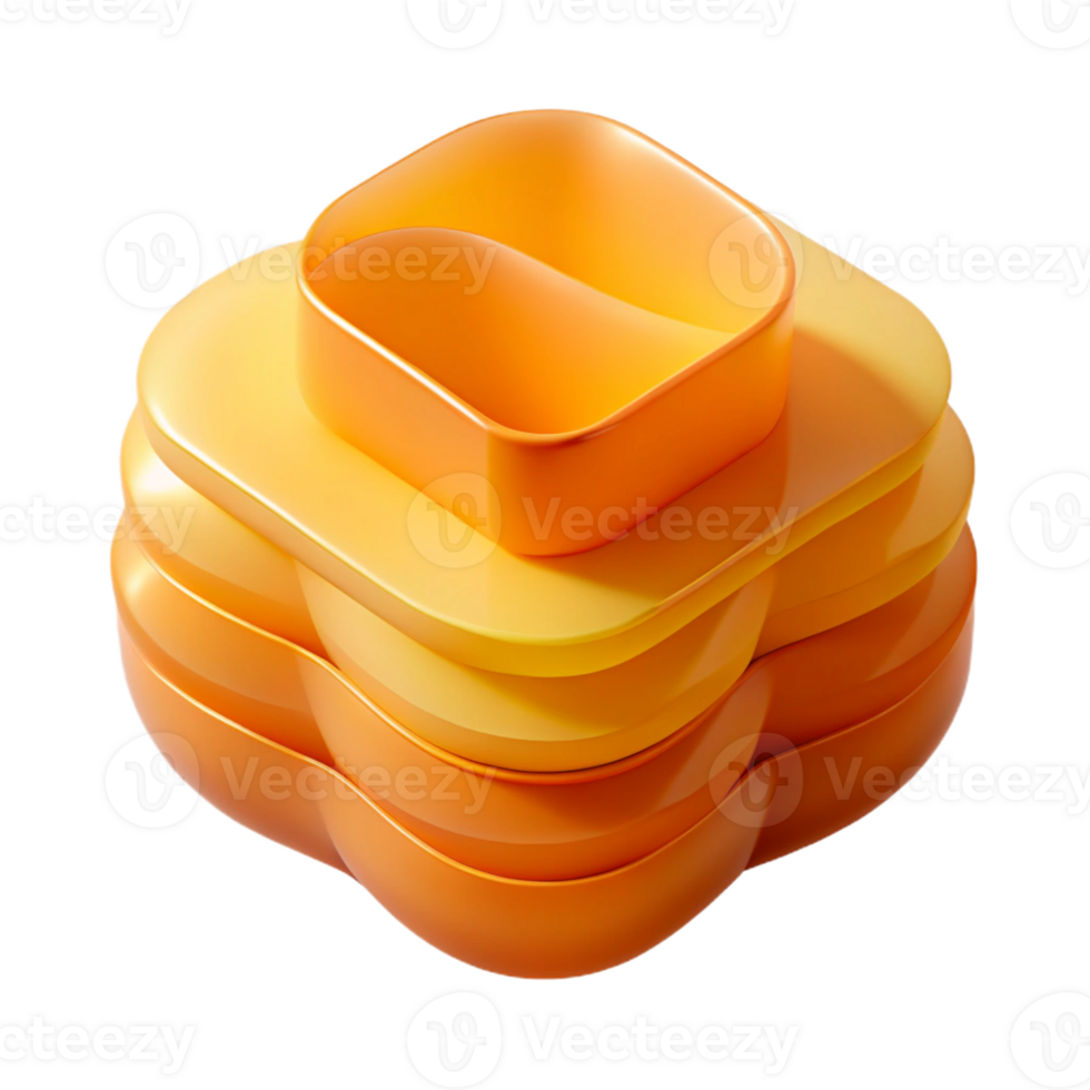 magnificent artistic A series of overlapping, translucent layers of color, in warm shades of yellow and orange, with a soft, diffused lighting and a minimalist style genuine png