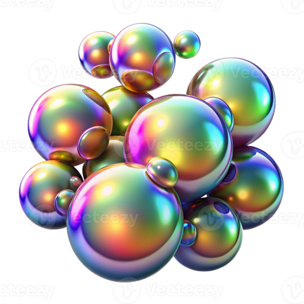dramatic rustic A field of shimmering, iridescent bubbles, in a spectrum of rainbow colors, with a bright, sparkling lighting and a whimsical style original png