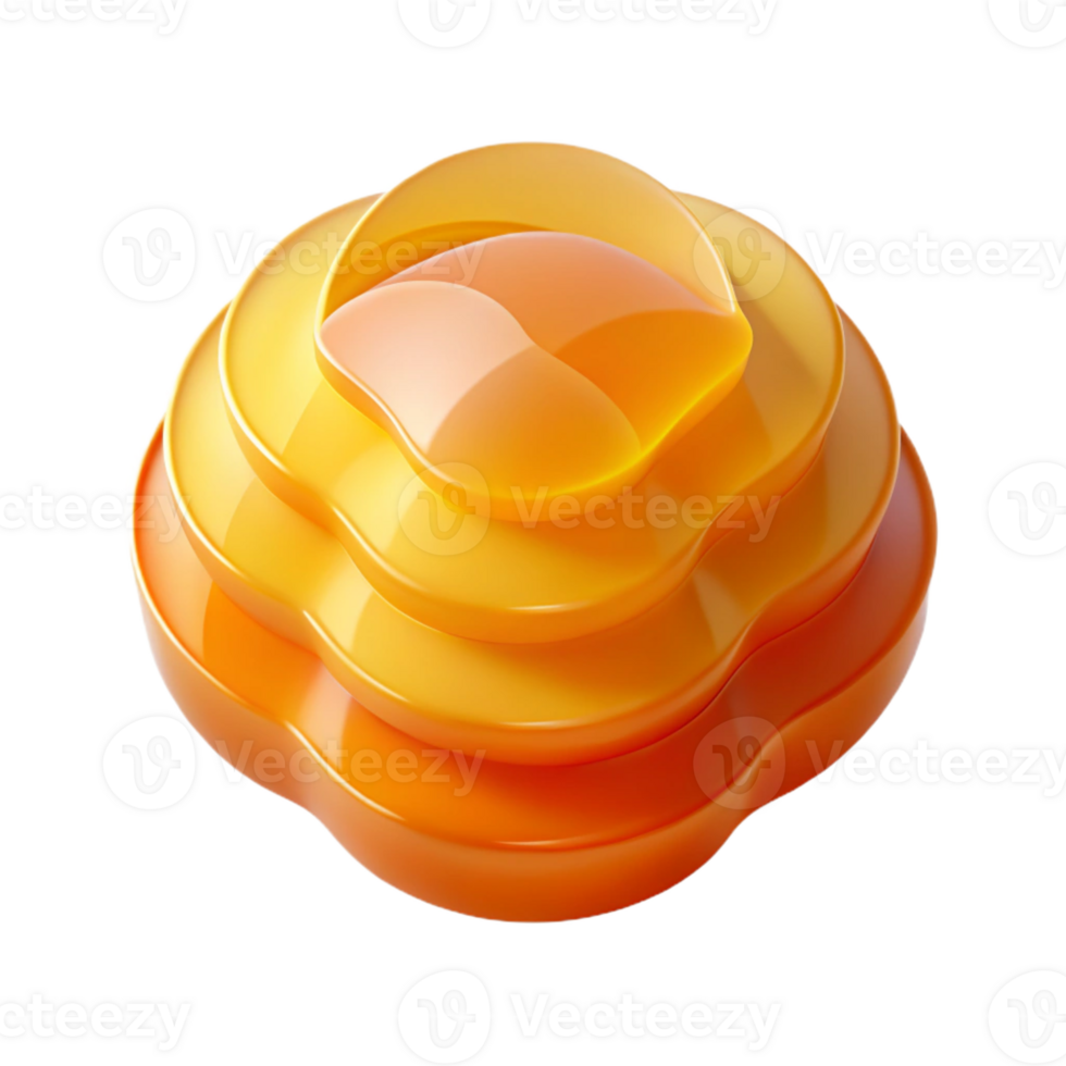 vibrant traditional A series of overlapping, translucent layers of color, in warm shades of yellow and orange, with a soft, diffused lighting and a minimalist style high quality png