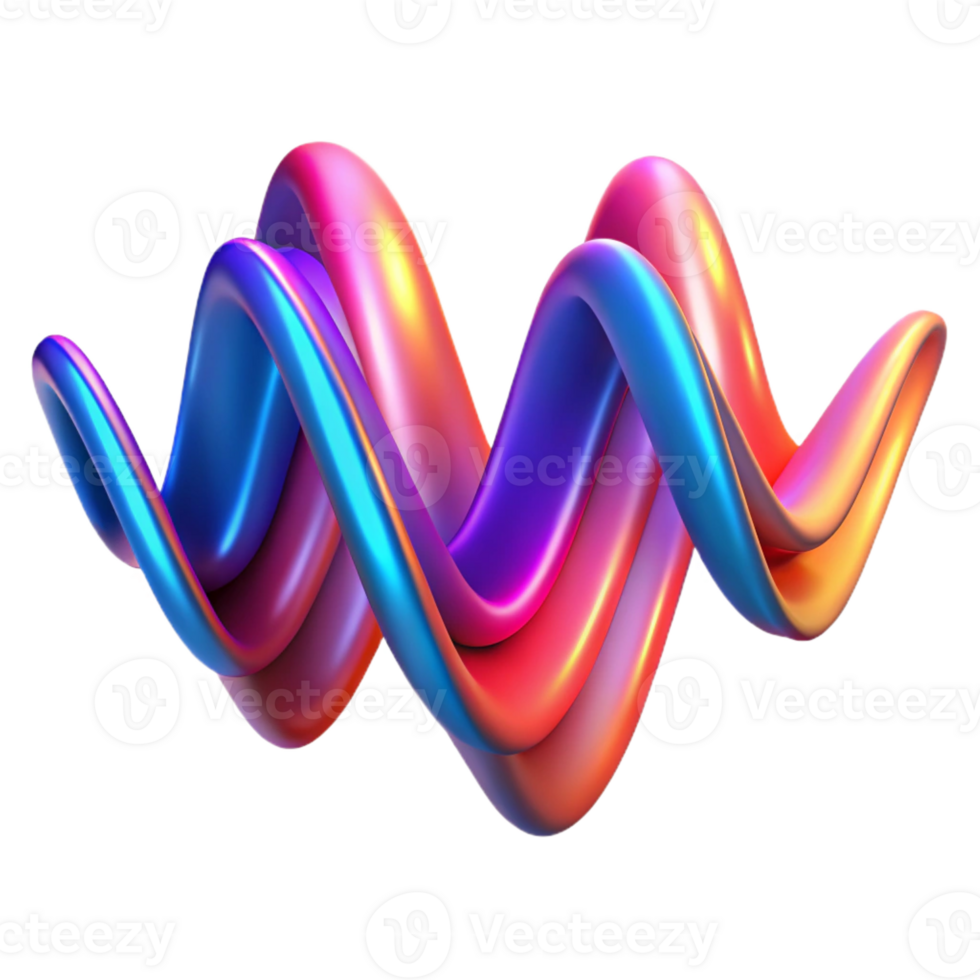 dramatic contemporary A visualization of sound waves, using vibrant colors and flowing lines, with energetic lighting and a futuristic style genuine png
