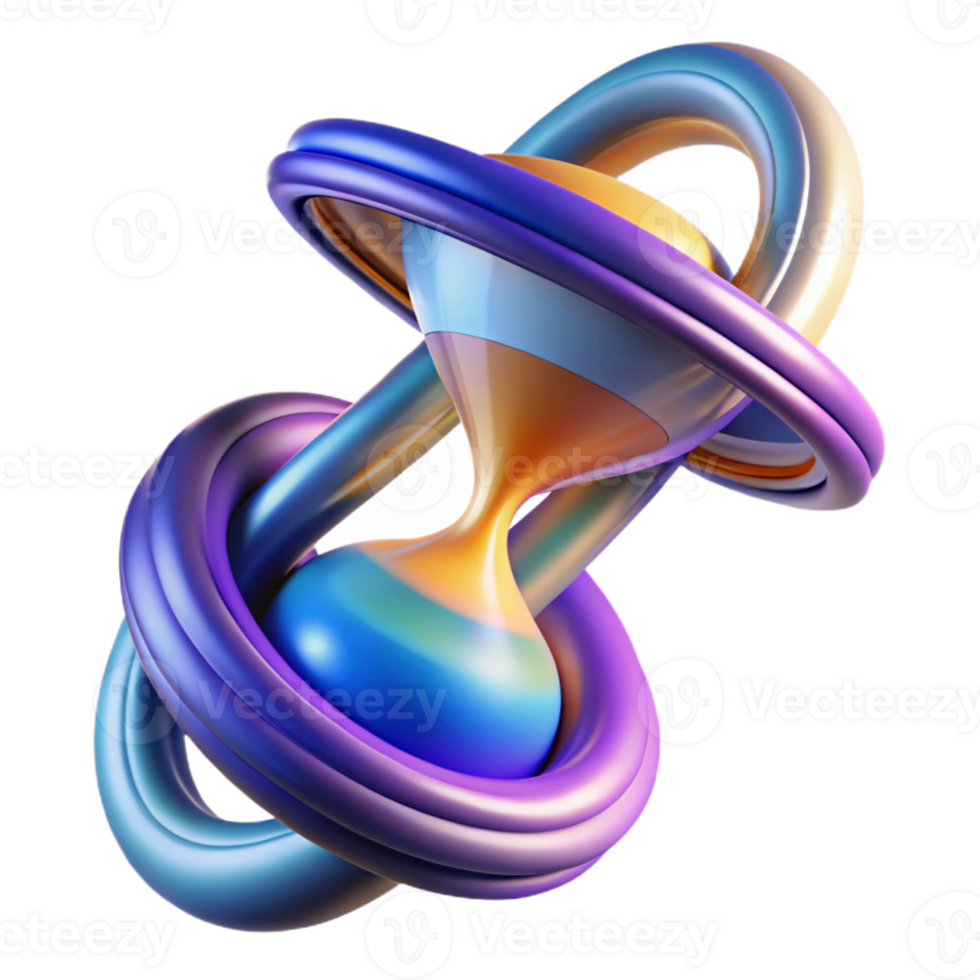 beautiful minimalist An abstract representation of time, using flowing lines and changing colors, with dynamic lighting and a conceptual style 4K png