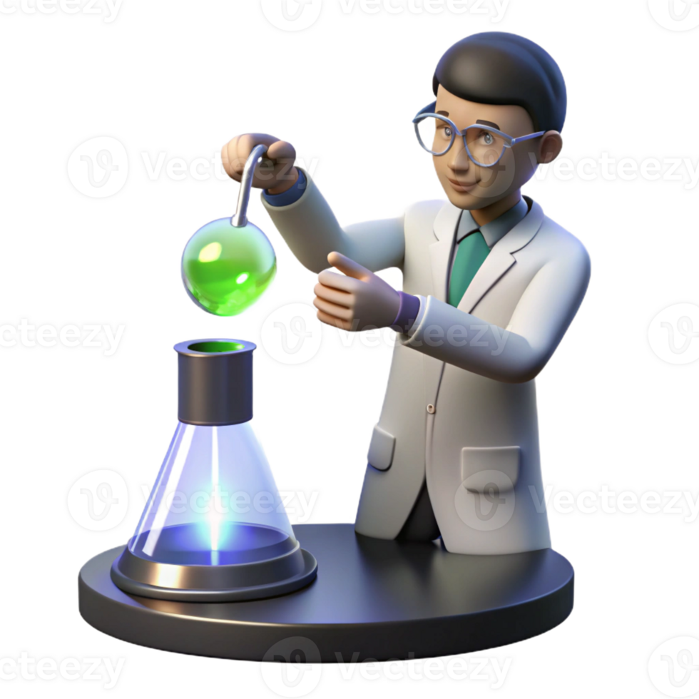 stunning artistic A dramatic, chiaroscuro painting of a scientist working on a breakthrough technology in a laboratory, illuminated by a single light source professional png