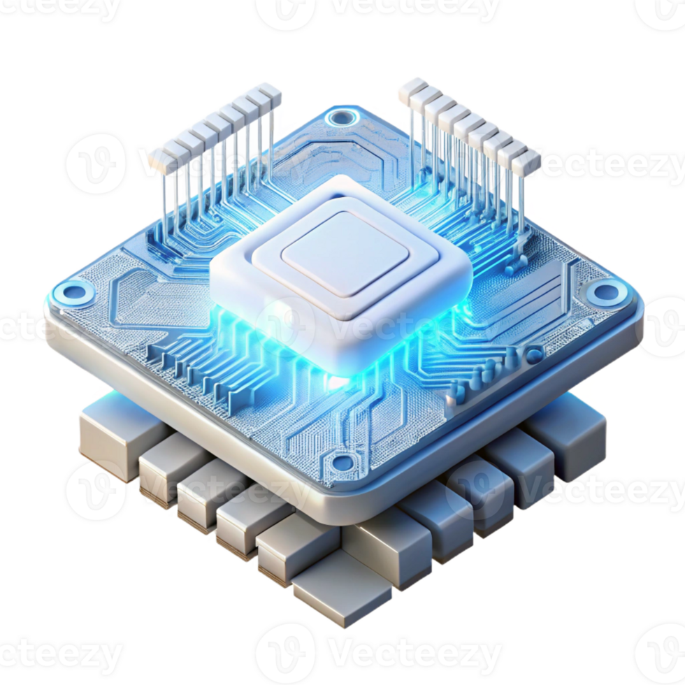 serene minimalist An intricate, line art drawing of a motherboard with intricate circuitry, illuminated by a bright, white light exclusive png