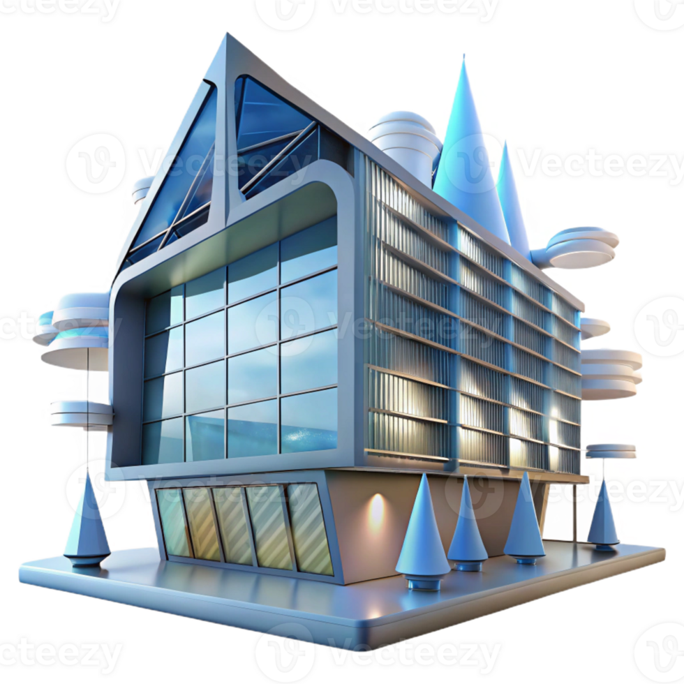 extraordinary minimalist Kinetic facade, moving elements responding to environmental conditions, dynamic architecture style, daylight rendering authentic png