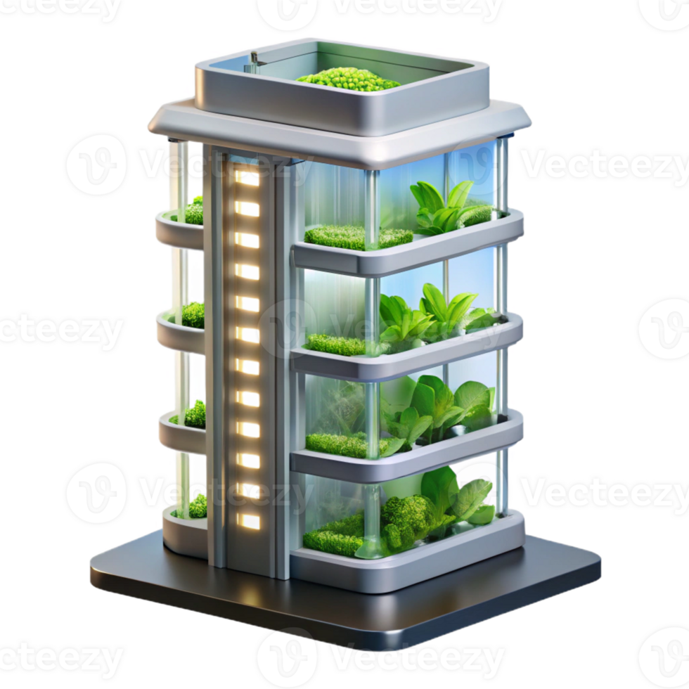 dramatic classic Vertical farm skyscraper, hydroponic systems, integrated lighting, sustainable agriculture, photorealistic style high resolution png