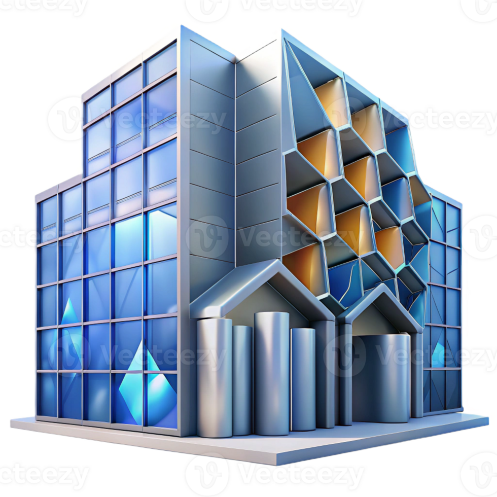 dramatic modern Kinetic architecture facade, moving panels, dynamic patterns, interactive design, abstract style detailed png