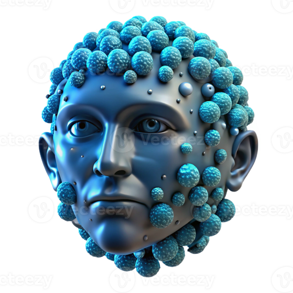 magnificent contemporary A swarm of nanobots forming the shape of a human eye, illuminated by a golden, ethereal light, in a surreal style authentic png