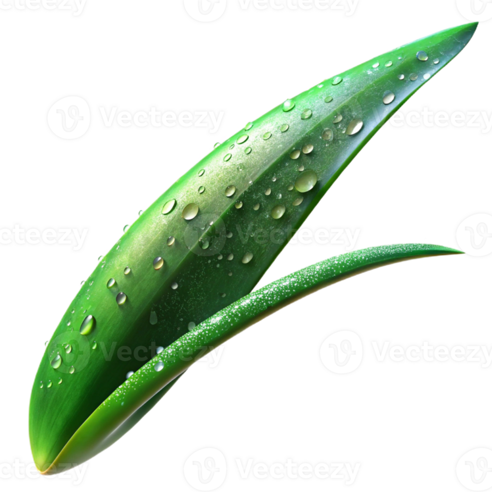 impressive artistic A close-up of a dew-covered blade of grass, sparkling in the sunlight, macro photography style exclusive png