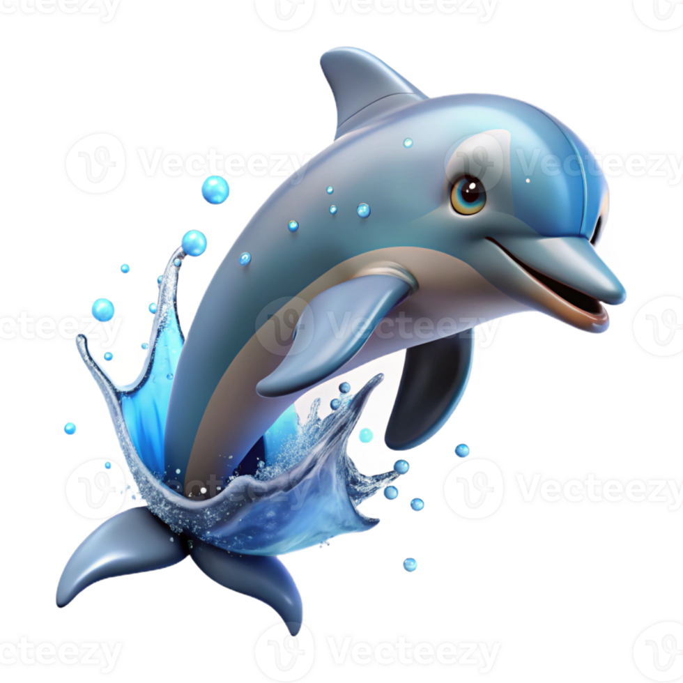 magnificent classic A playful dolphin leaping out of the ocean, sparkling water droplets, dynamic and energetic, nature photography genuine png