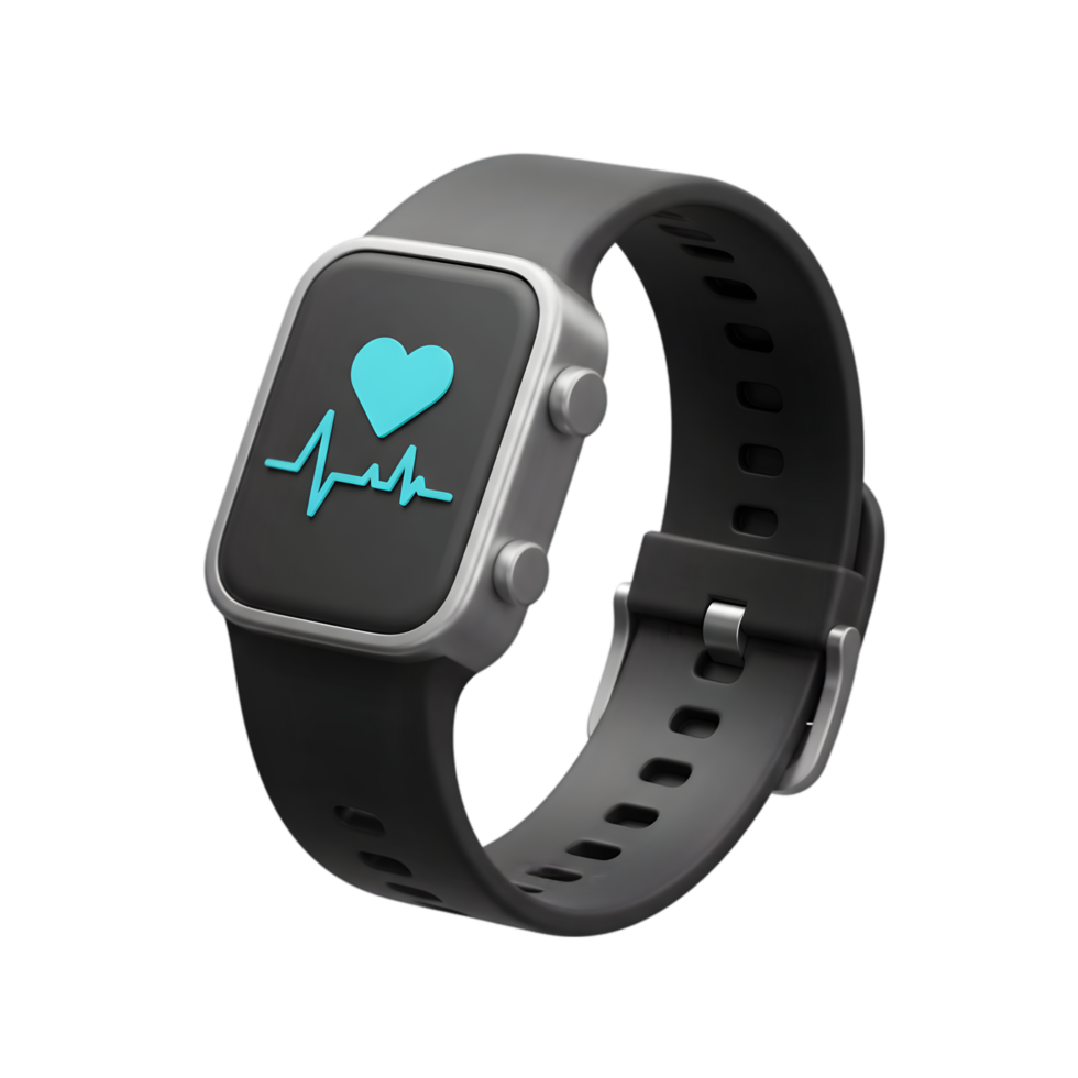 Advanced Health Monitoring Smartwatch. Sleek Design, Heart Rate Tracking, Fitness App Integration png