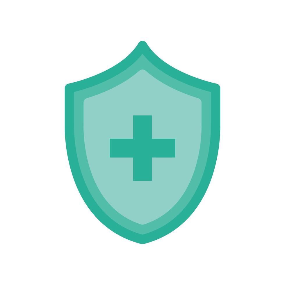 A minimalistic symbol reflecting the essence of the shield, pharmacy vector
