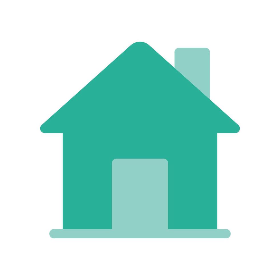 A minimalistic symbol reflecting the essence of the house vector