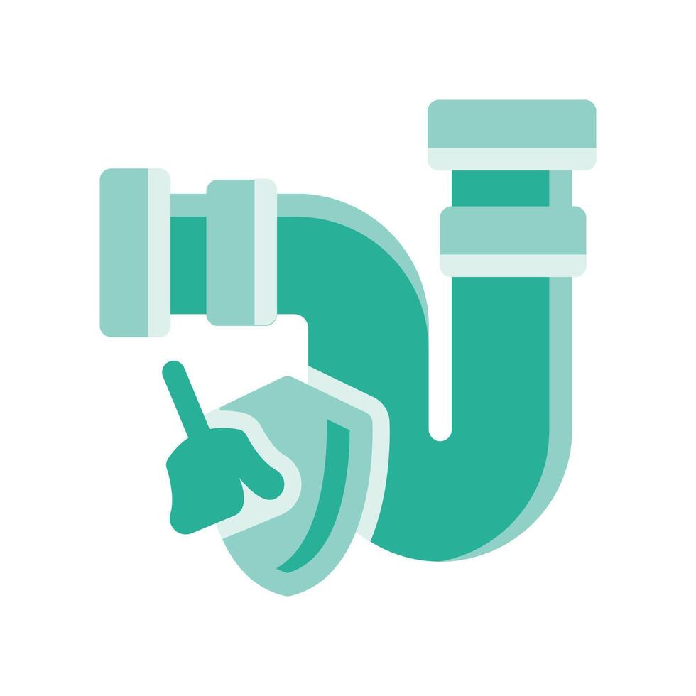 A minimalistic symbol reflecting the essence of the sewer cleaning vector