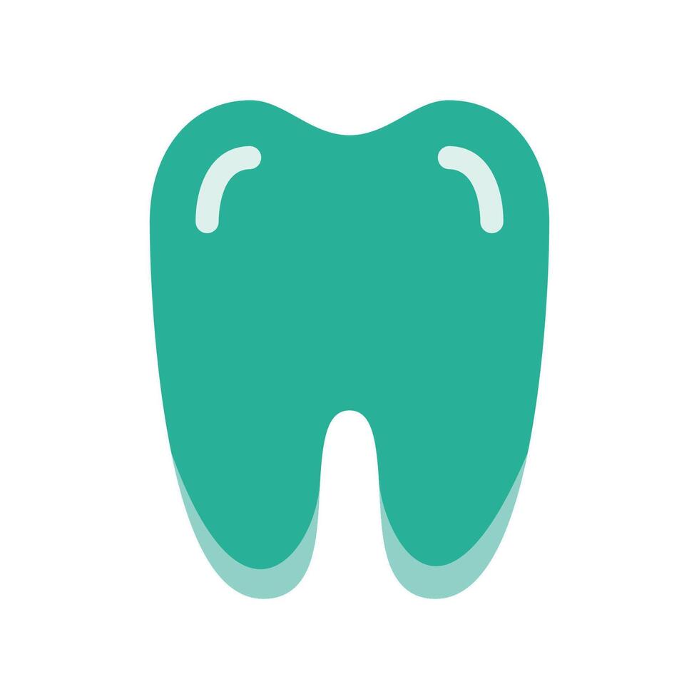 A minimalistic symbol reflecting the essence of the healthy tooth vector