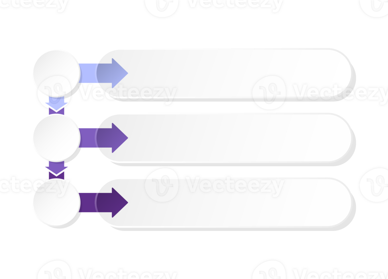 Infographic with 3 steps, process or options. Blue tone. png