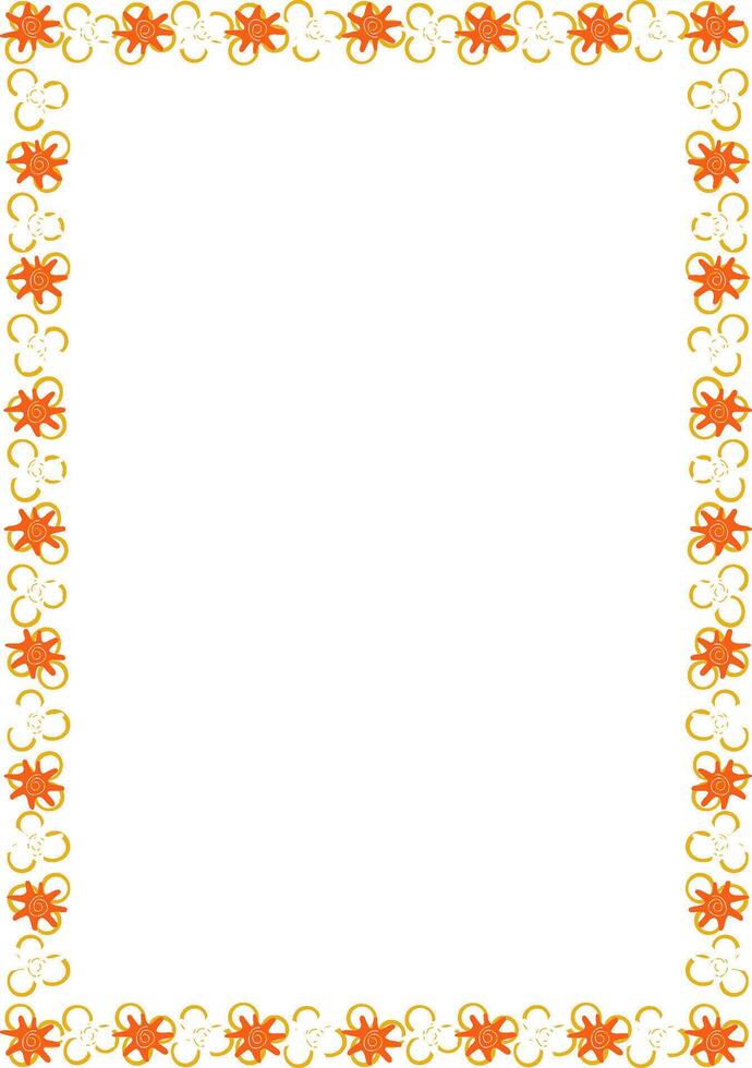 Maritime seashells frame. Marine frame template with underwater elements decoration vector