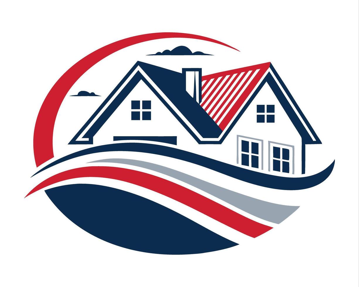 Professional Logos for Corporate and Residential Real Estate vector
