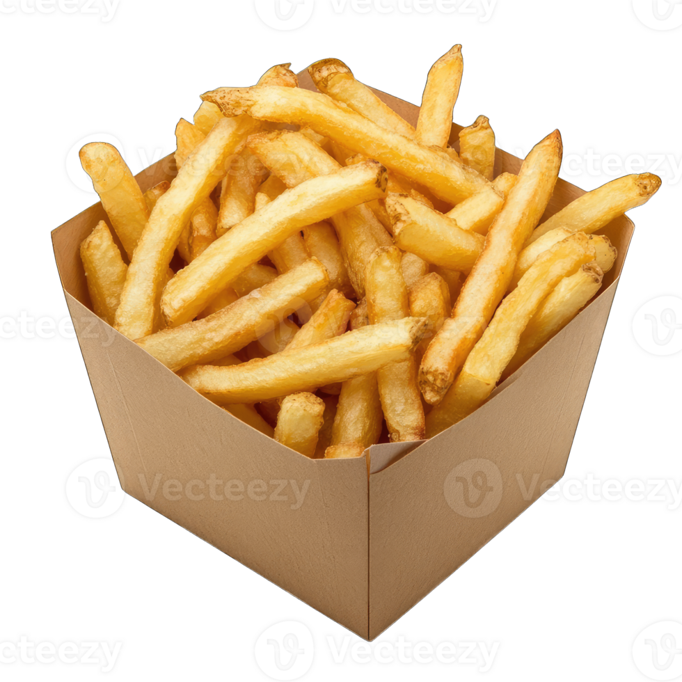 Find the best french fries crispy golden delicious fries in a cardboard container on png