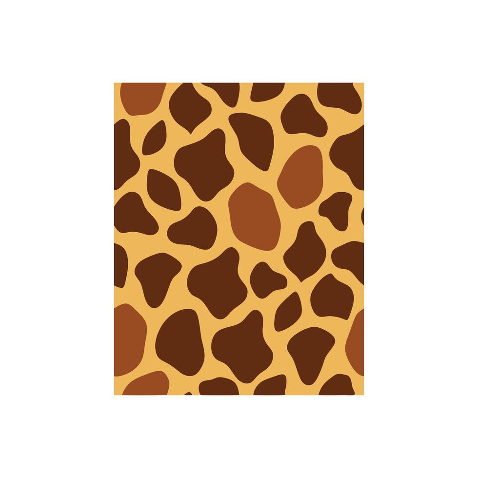 Elegant Giraffe Print Pattern Background Illustration Design vector