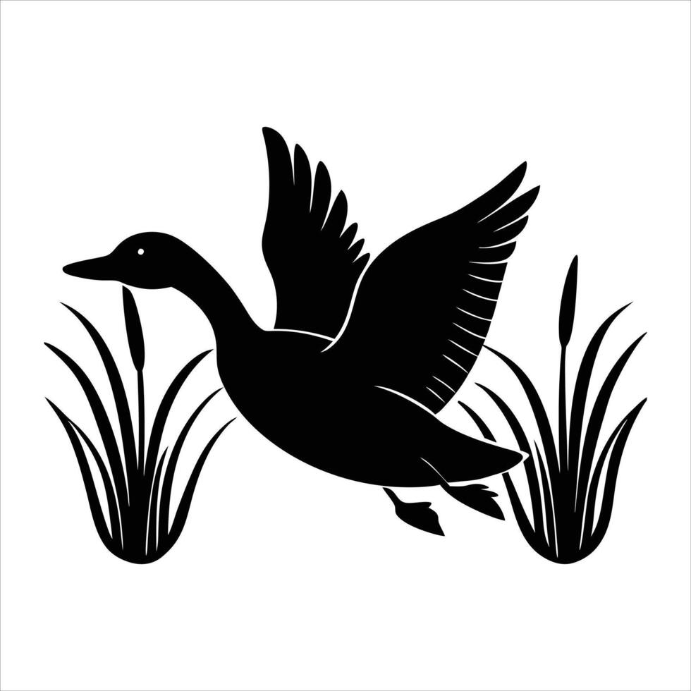 Ducks Flying Formation vector